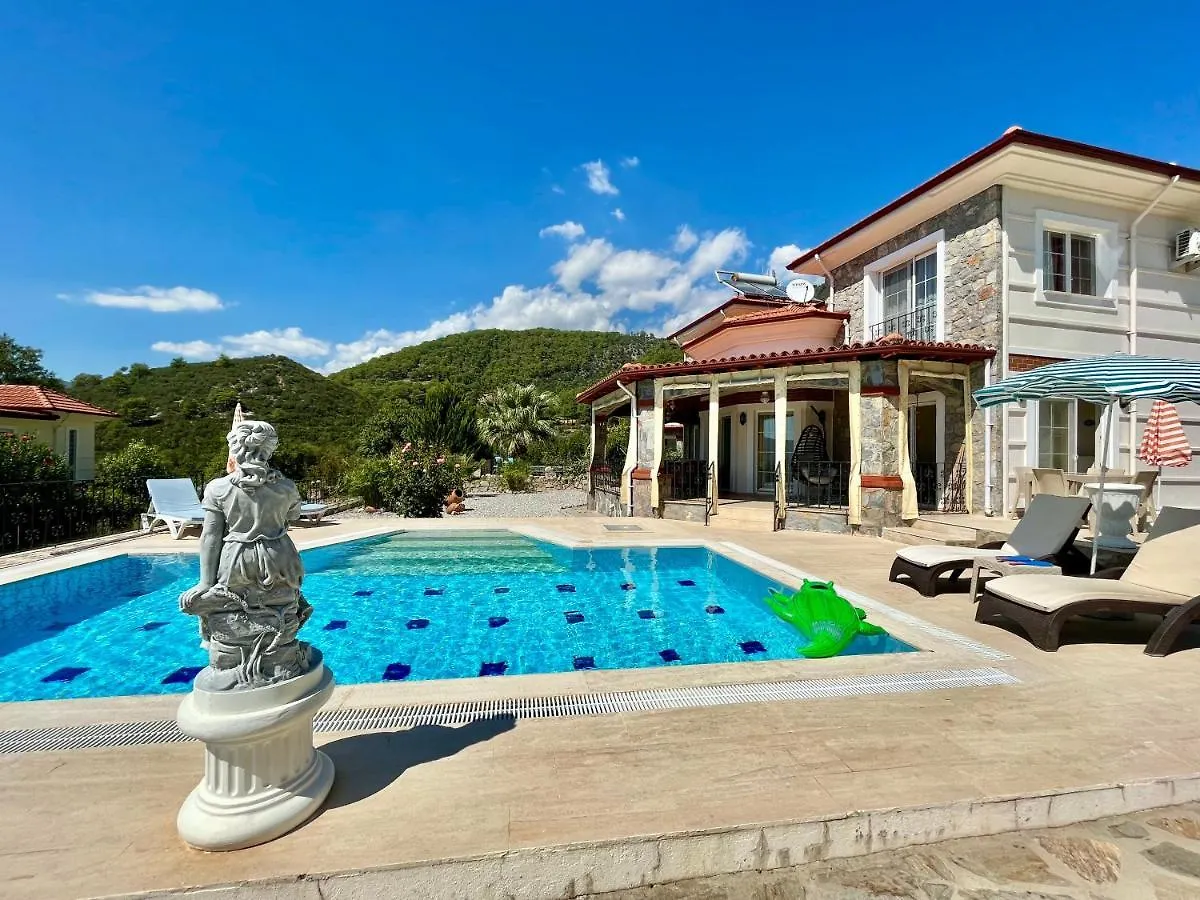 Spacious 4 Bedroom Villa With 100M2 Private Pool And Unlimited Wifi フェティエ